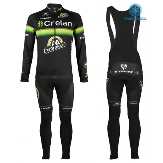 2016 Maillot Crelan AA Tirantes Mangas Cortas verde Y Blanco